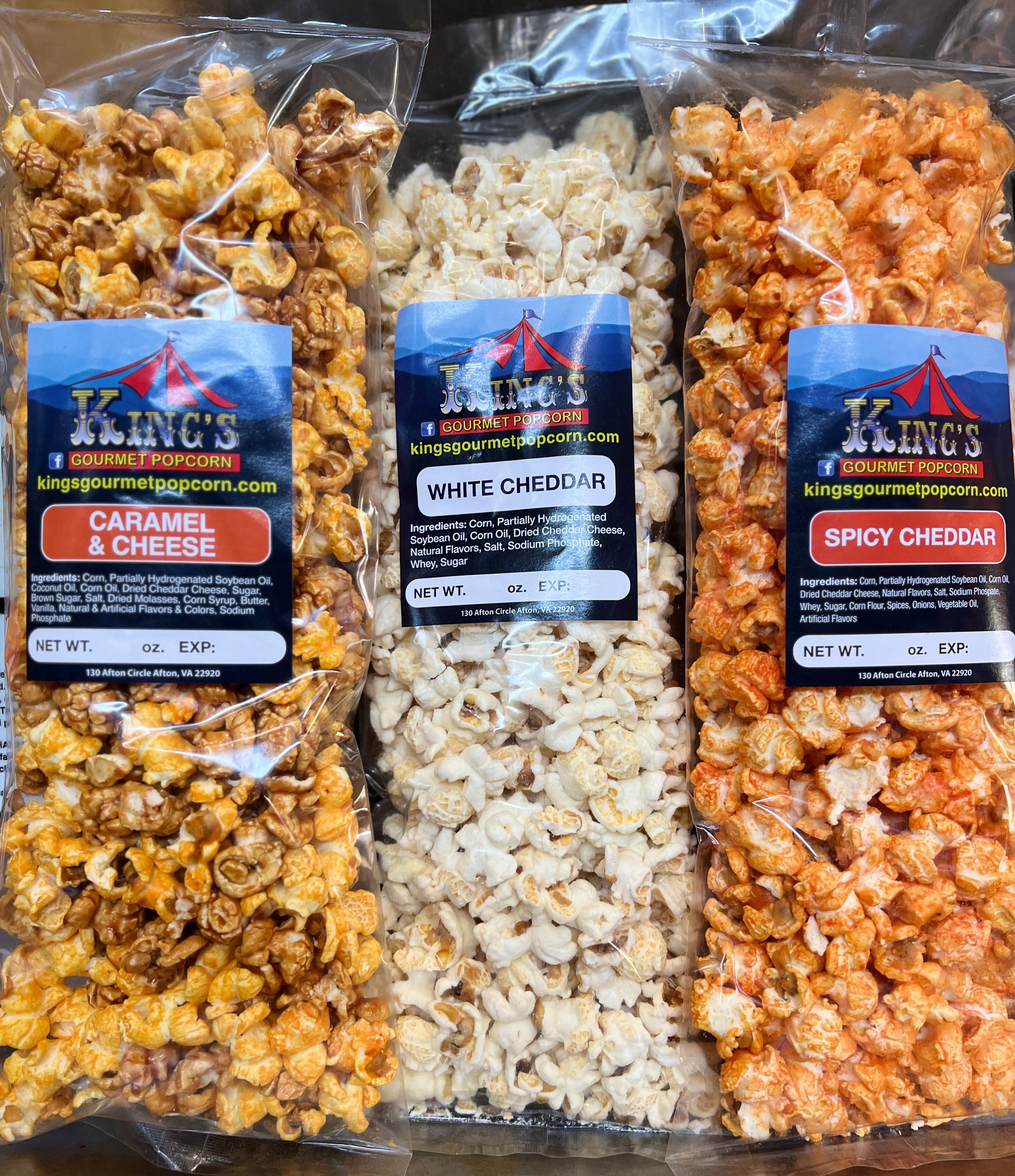 roi.noa.tai‎.‎˖٭ 様Antler Crown / Popcorn 3-Bag Popcorn Bundle | King's Gourmet Popcorn