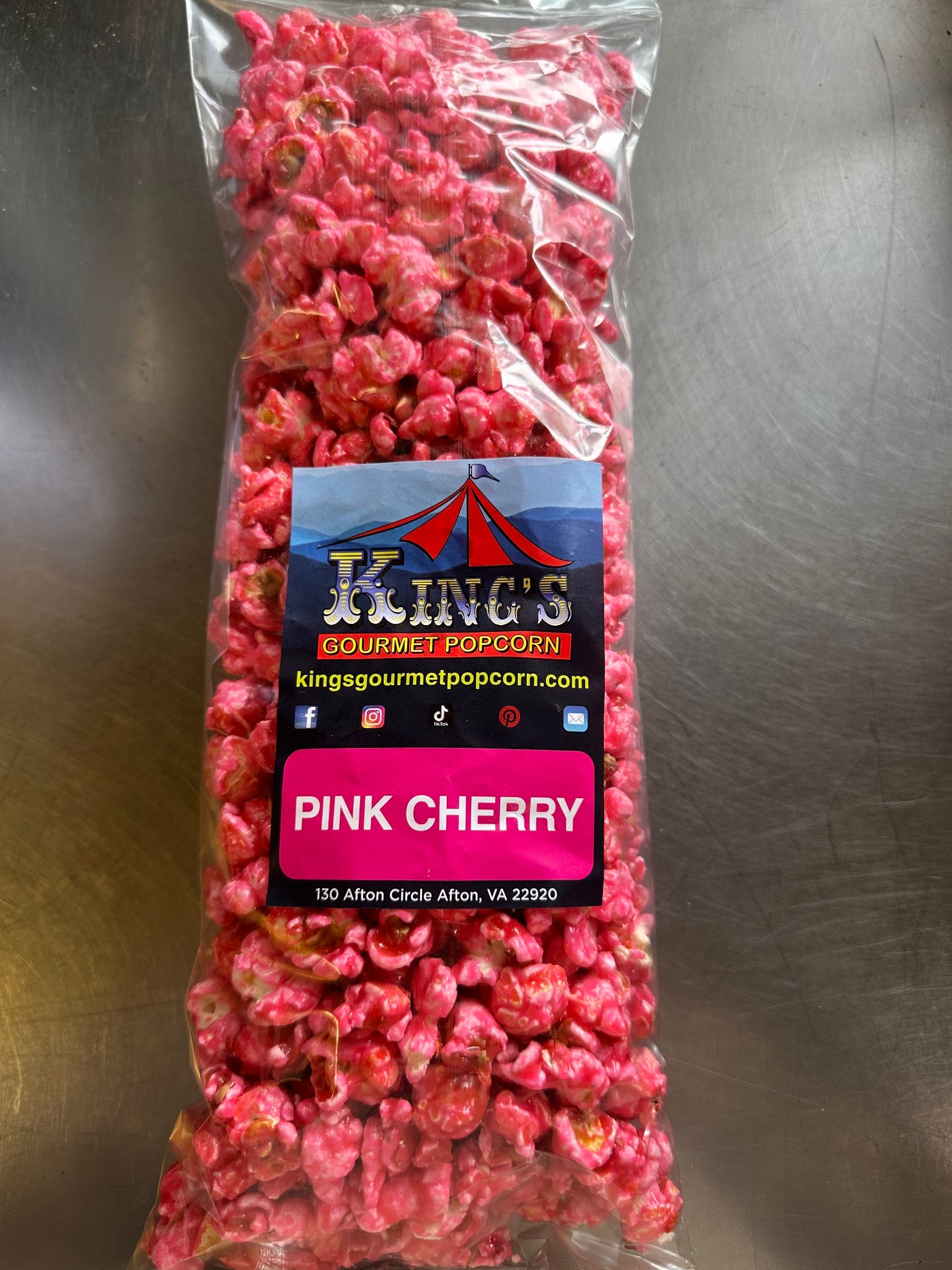 Pink Cherry | King's Gourmet Popcorn